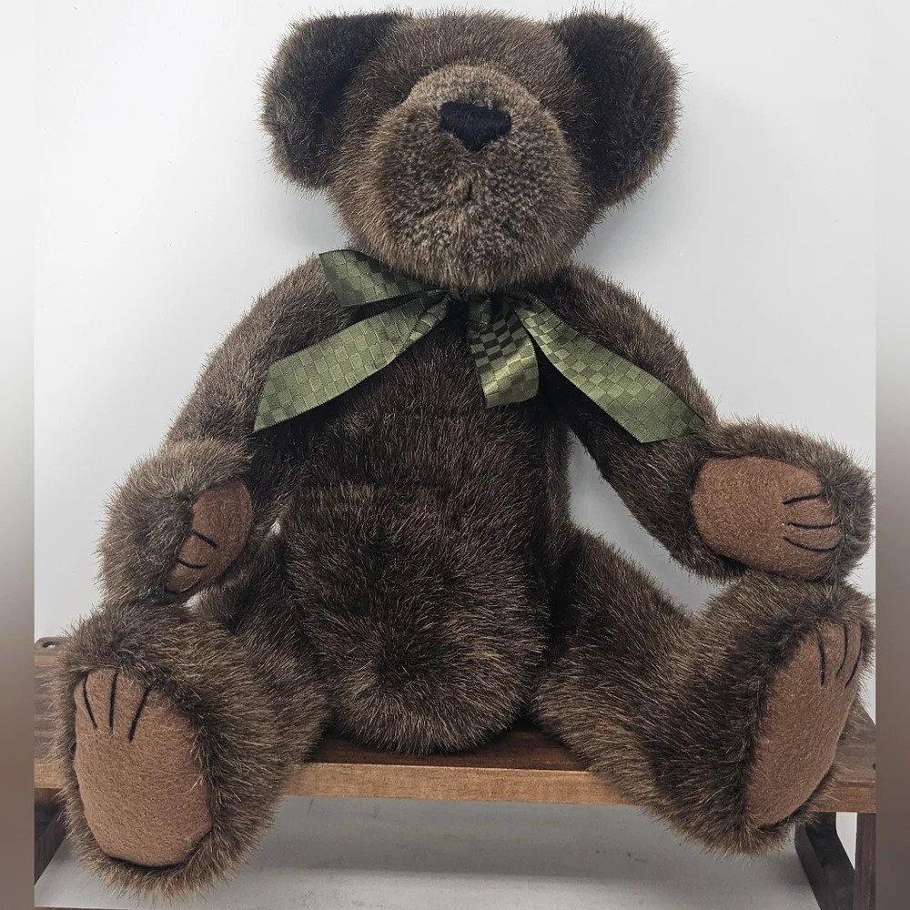 Vtg Boyds Bear Warner Von Bruin Jointed Plush 16" Teddy Bear Archive Collection